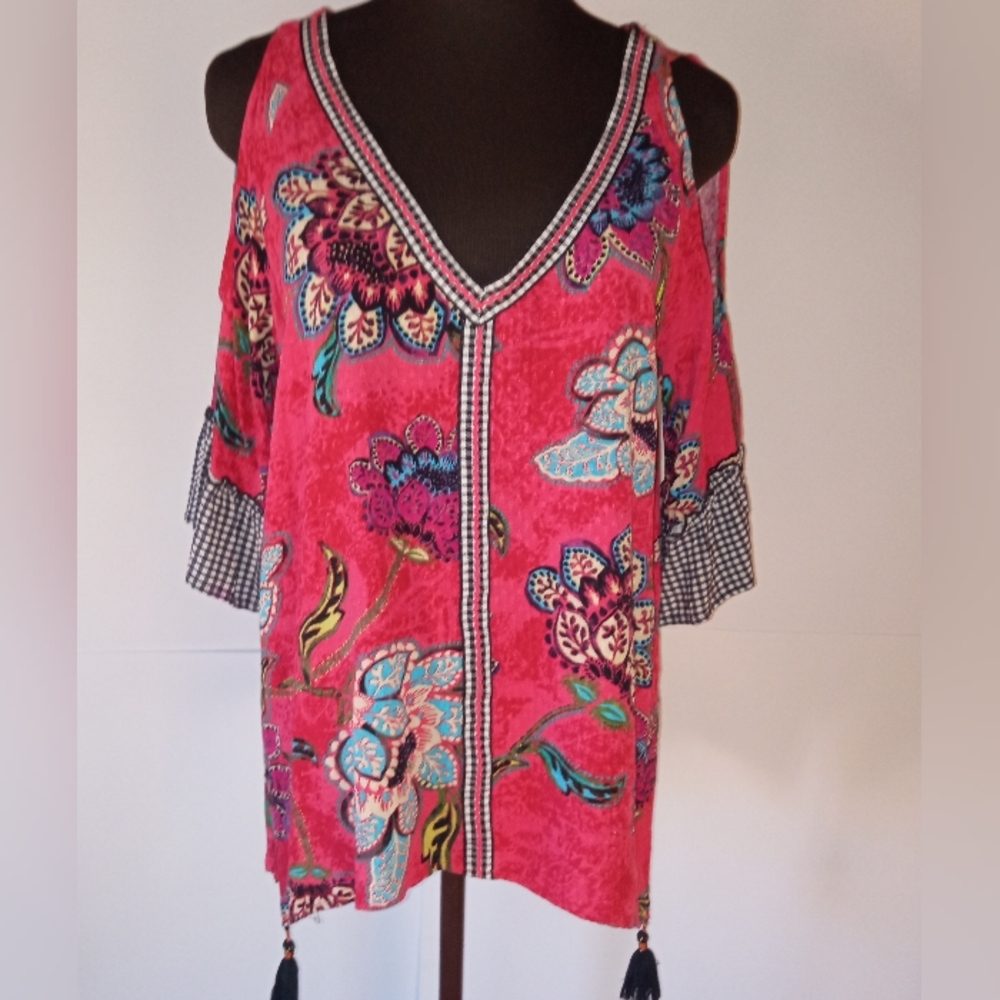 Floral Tunic Blouse (0604)